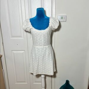 Reformation White Mini Dress Women’s 6